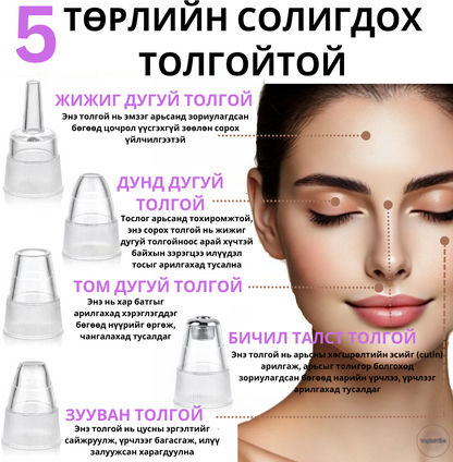 DermaSuction Батга цэвэрлэгч төхөөрөмж
